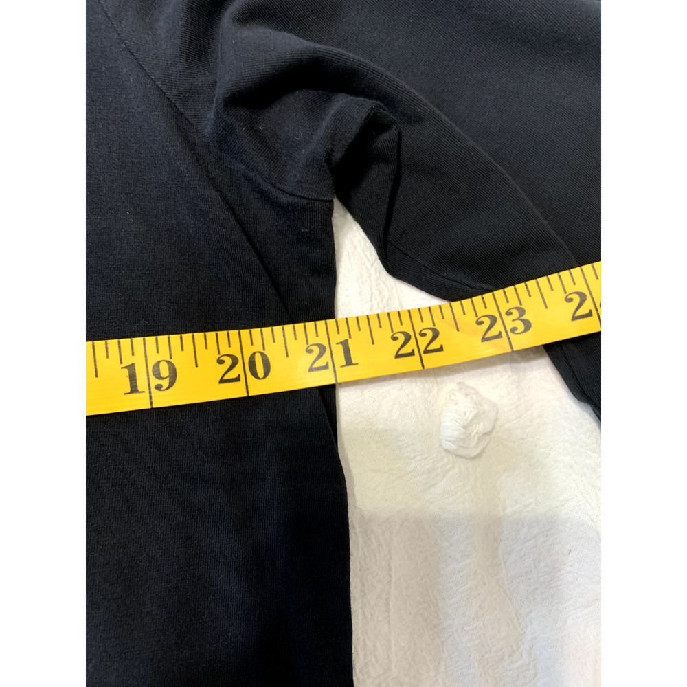 Pure Jill Solid Black Long Sleeve Stretch Cotton Tee XL Layer 5656 Minimalist - Picture 3 of 6